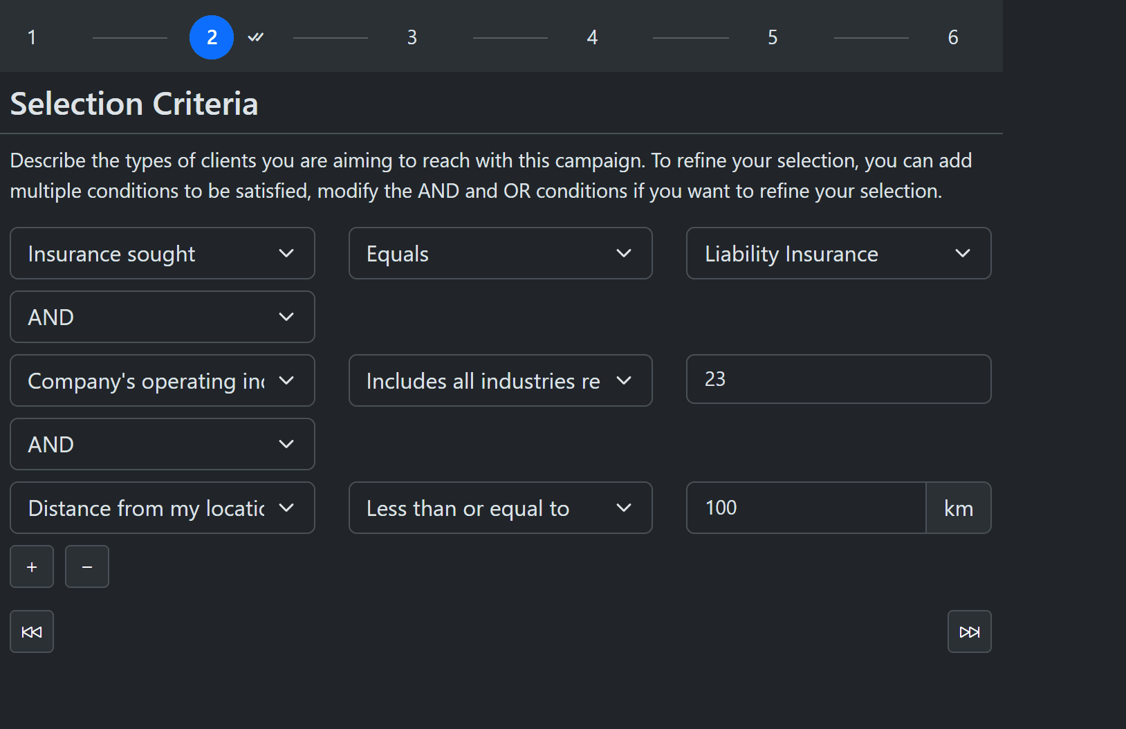 Target the most relevant clients to your expertise and skillset